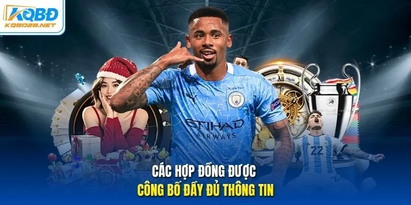 Các hợp đồng được công bố đầy đủ thông tin
