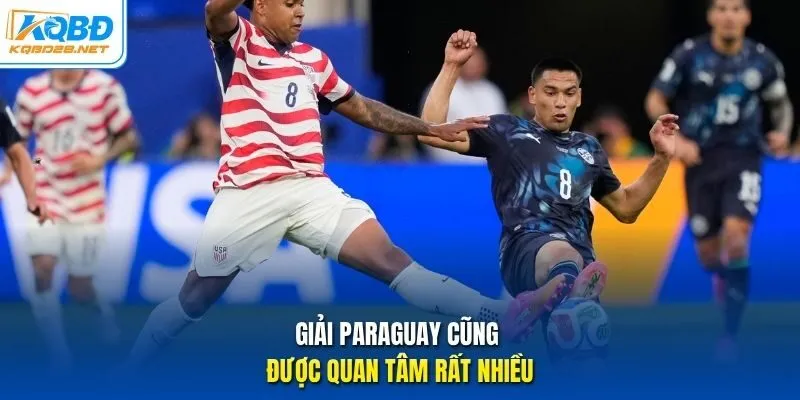 Giải Paraguay cũng được quan tâm rất nhiều
