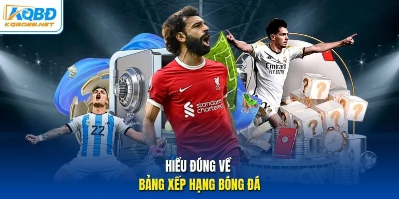 Hiểu đúng về bảng xếp hạng bóng đá Hiểu đúng về bảng xếp hạng bóng đá