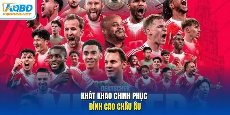 Khát khao chinh phục đỉnh cao châu Âu
