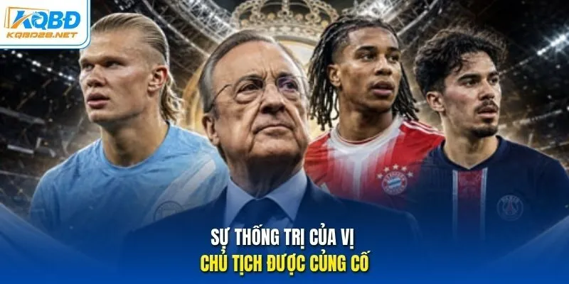 Sự thống trị của vị chủ tịch được củng cố Sự thống trị của vị chủ tịch được củng cố
