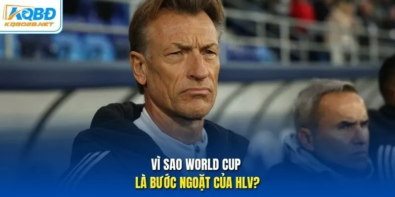 Vì sao World cup là bước ngoặt của HLV?